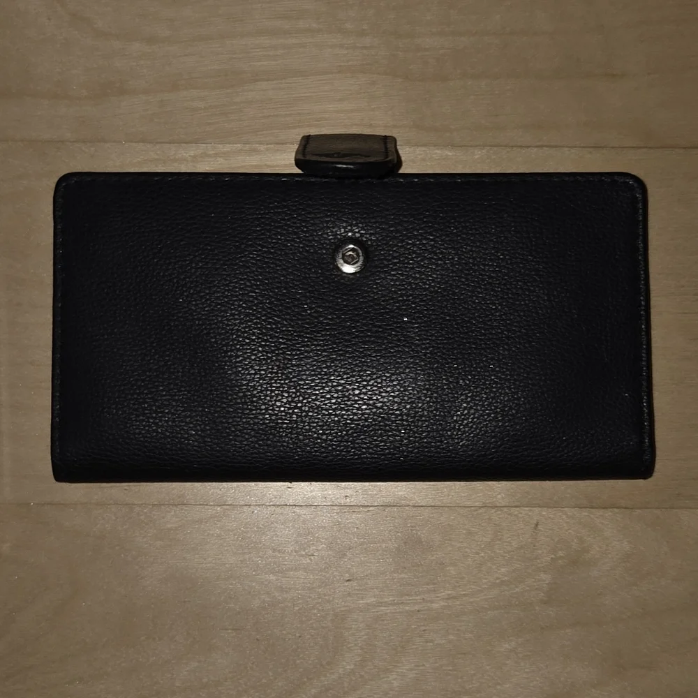 Mens Dockers Black Leather Wallet